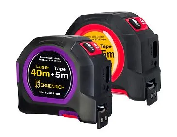 Рулетка с лазерным дальномером Ermenrich Reel SLR545 PRO