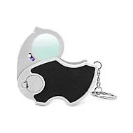 Лупа Kromatech ювелирная 45х, 25 мм, складная, с подсветкой, ультрафиолет (2 LED) MG7101