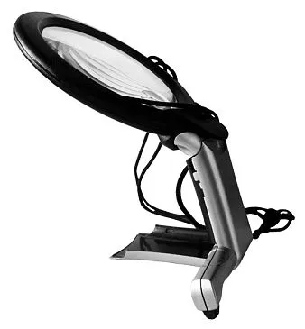 Лупа Kromatech нашейная 2/6x, 110/22 мм, с подставкой и подсветкой (2 LED) MG11B-1