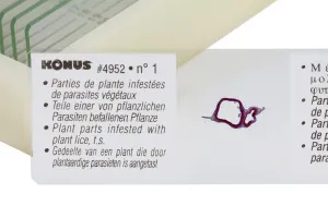 Набор микропрепаратов Konus 10: «Животные и растения. Мутации», изображение 5