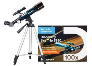 Телескоп Levenhuk Discovery Sky Trip ST50 с книгой, изображение 2