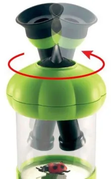 Банка для насекомых Navir «Обзор 360» с микроскопом 10–20x, лупой 3x и жуком, изображение 3