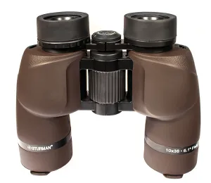 Бинокль STURMAN 10x36, коричневый, изображение 3