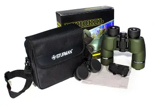 Бинокль STURMAN 8x36, зеленый, изображение 3