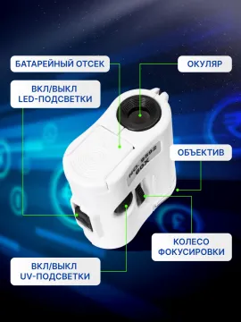 Микроскоп карманный для проверки денег Levenhuk Zeno Cash ZC2, изображение 16