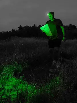 Мультифонарь Armytek Wizard C2 WG Magnet USB, теплый и зеленый свет, изображение 6