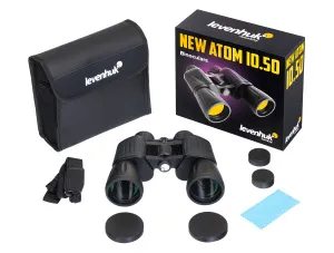 Бинокль Levenhuk New Atom 10x50, изображение 4