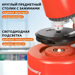 Микроскоп Levenhuk Discovery Micro с книгой, изображение 23