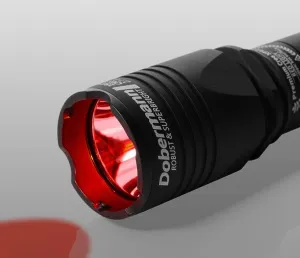 Фонарь тактический Armytek Dobermann, красный свет, изображение 2