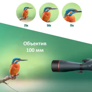 Зрительная труба SVBONY SV406 25–75x100 WP, изображение 4