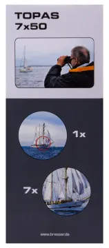 Бинокль Bresser Topas 7x50 WP, изображение 5