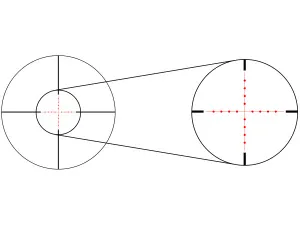 Прицел оптический GAUT Quartz 4–12x50 AO, сетка 2 (Mil-Dot), изображение 8
