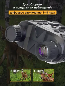 Бинокль цифровой ночного видения Levenhuk Halo 13X Helmet, с креплением на голову, изображение 18