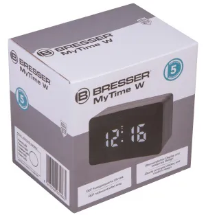 Часы настольные Bresser MyTime W Color LED, черные, изображение 12