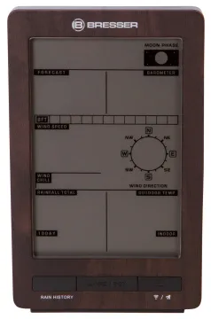 Метеостанция Bresser ClimaTemp FW в корпусе под дерево, изображение 18